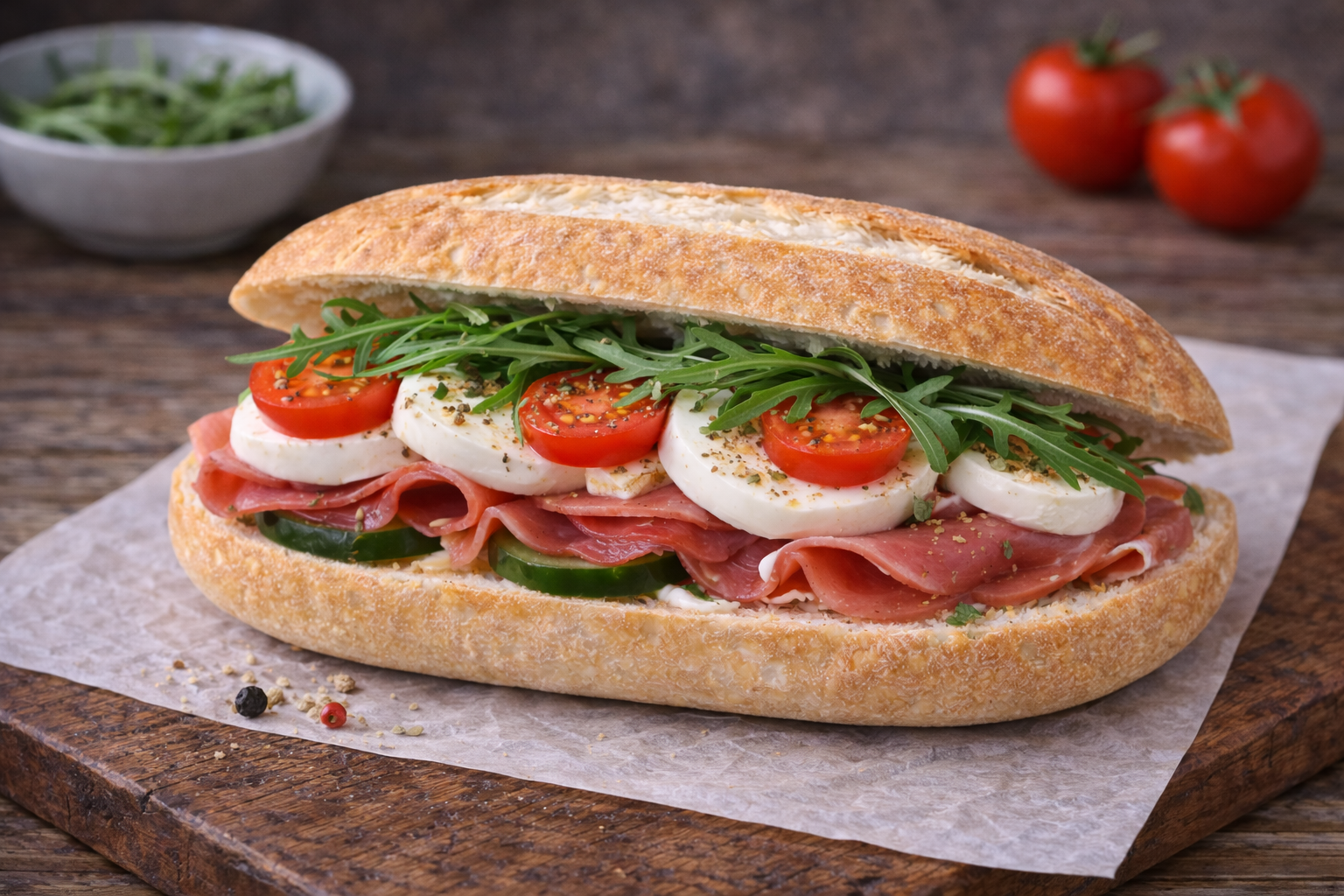 JAMBON DE PARME/MOZZARELLA