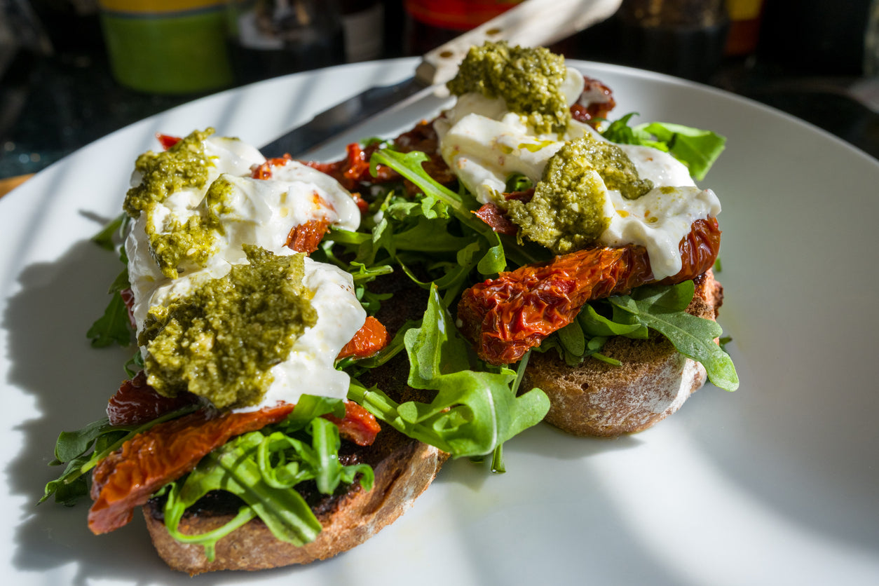 Bruschetta met Burrata